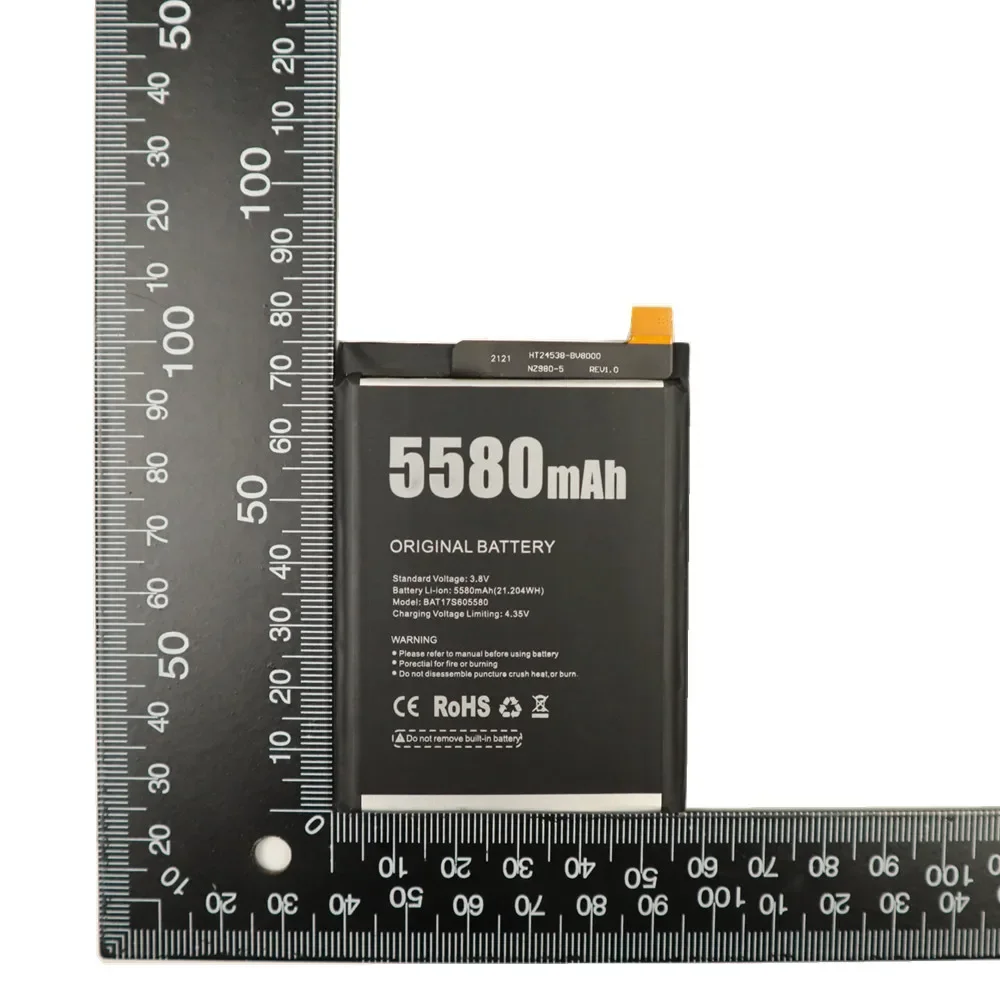 2024 года BAT17S 605580 100% оригинальный аккумулятор для DOOGEE S60/S60 Lite 5580 мАч BAT17M15580 телефона