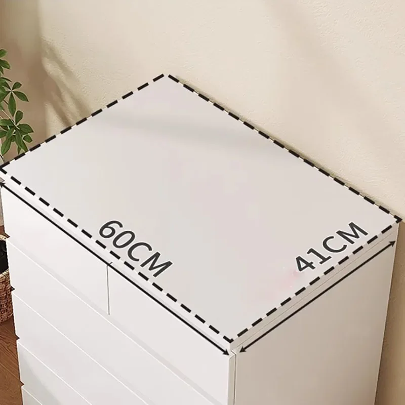 Шкаф-органайзер для хранения современный простой комод спальни белая Милая