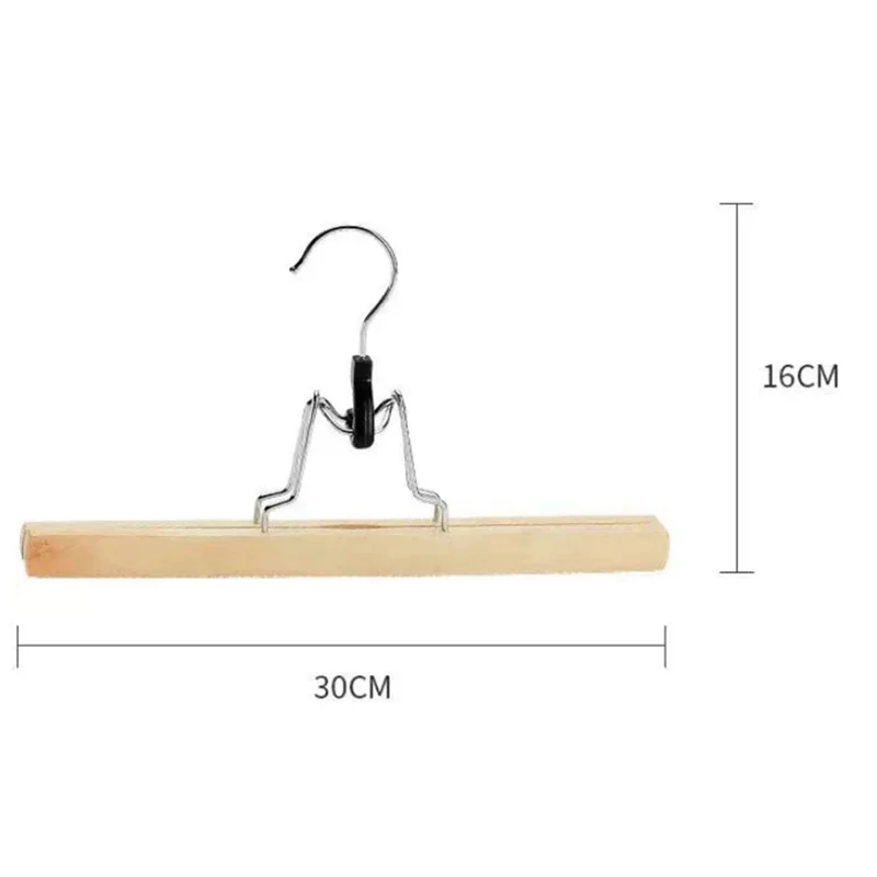 Домашняя вешалка для брюк 8 упаковок деревянные растяжки Зажимная нескользящая с