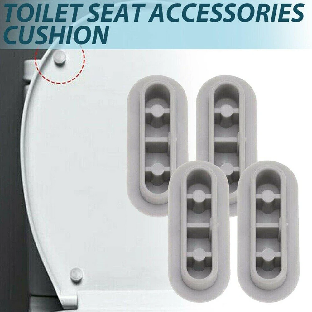 

12pcs Toilet Seat Buffer Toilet Seat Bumpers Seat Top Cover Cushion Stopper White Bathroom Accessories Gaskets