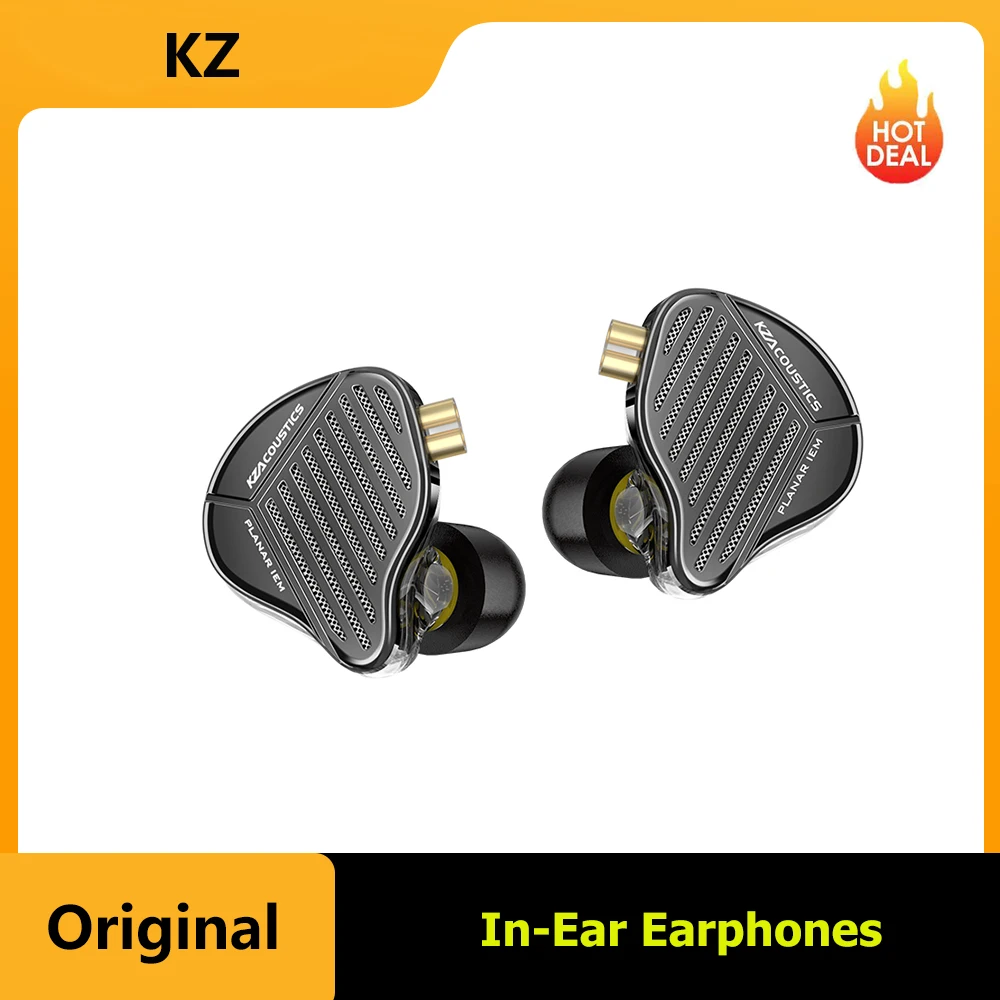

KZ PR1 Pro In-Ear Earphones 13.2MM Planar Driver Magnetic IEM Headphones HiFi Bass Monitor Earbuds Sport Headset