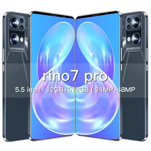 new rino7 pro arrival global version 5 5 inch smartphone 5800mah 12g512g dual sim cellphones celular 5g phone 10 core 2448mp free global shipping