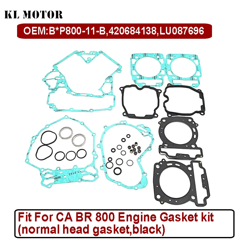 

Комплект прокладок двигателя 800cc для Commander Outlander Renegade Maverick 800 ATV Offroad 420684138