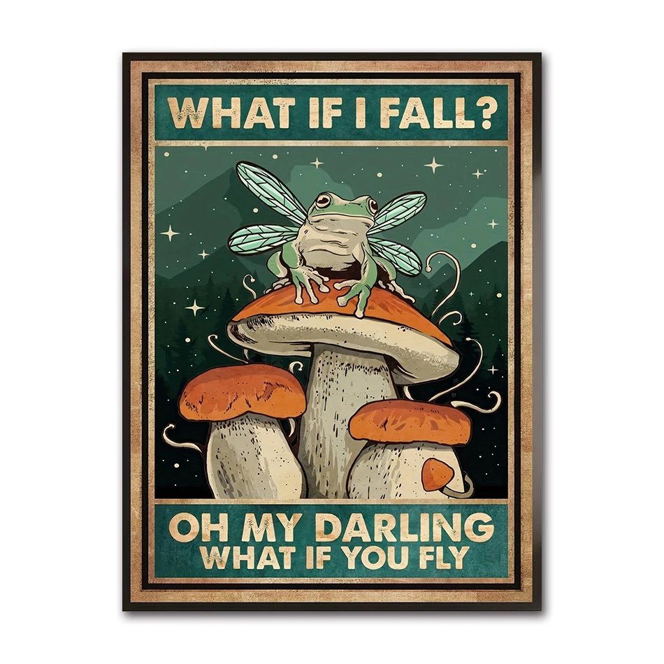 

Настенное искусство холст "Что If I Fall"