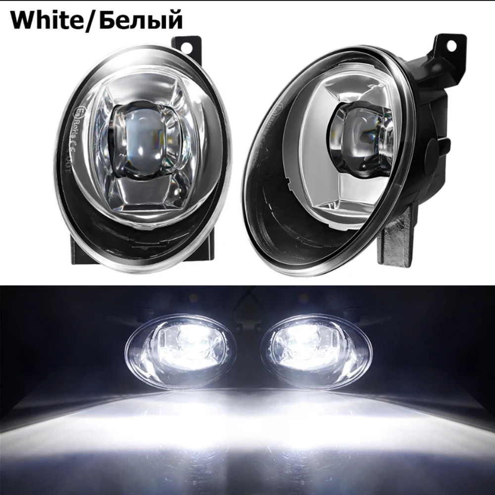 

2 X Canbus противотумансветильник в сборе для Volkswagen VW Tiguan (5N _) 2012-2016 30W 6000LM Автомобильные светодиодные линзы противотуманные дневные ходовые огни 9006 12 В