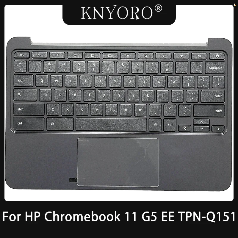 

Original NEW Upper cover keyboard for HP Chromebook 11 G5 EE TPN-Q151 laptop palm rest shell US keyboard touchpad 917442-001