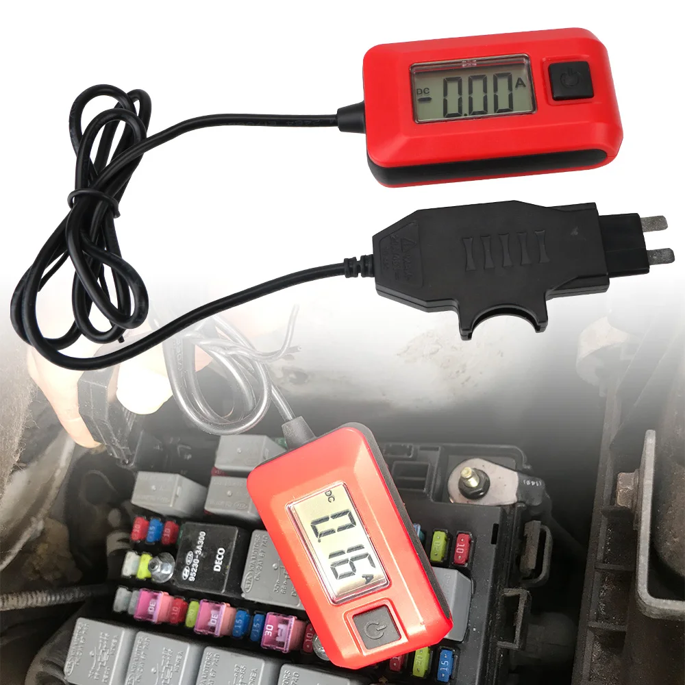 

AE150 12V 20A By Fuse Diagnostic Tool Car Circuit Fault Finding Vehicle Fault Detection Fuse Galvanometer 0.01A~19.99A