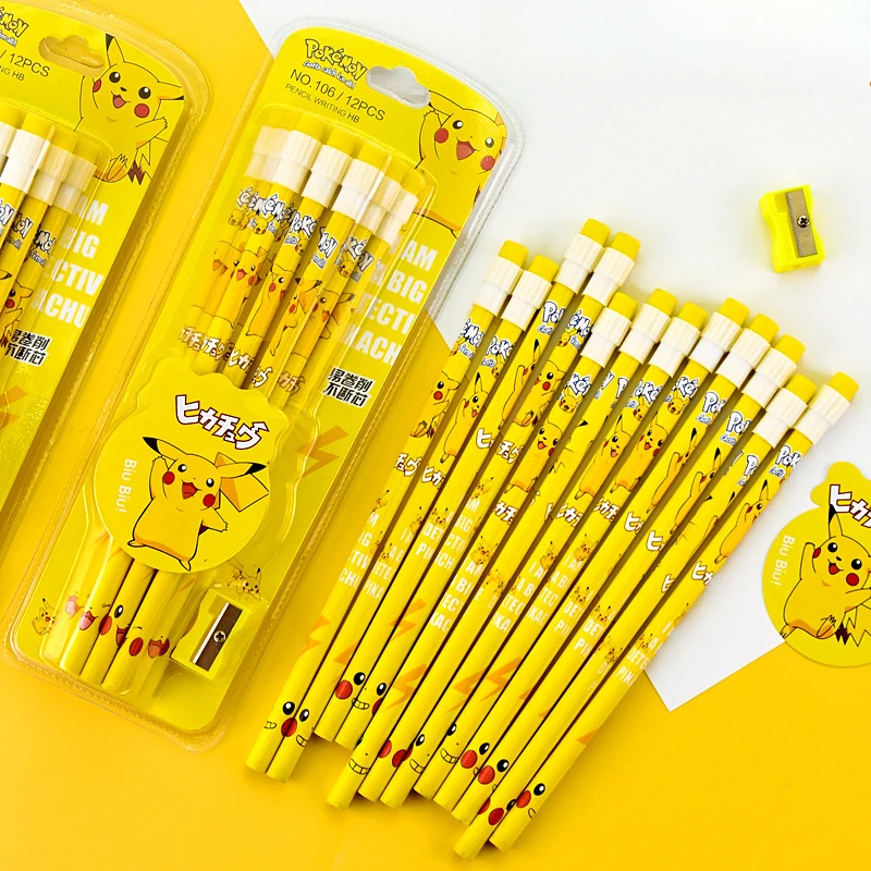 Набор карандашей Покемон Пикачу TAKARA TOMY 12 шт.