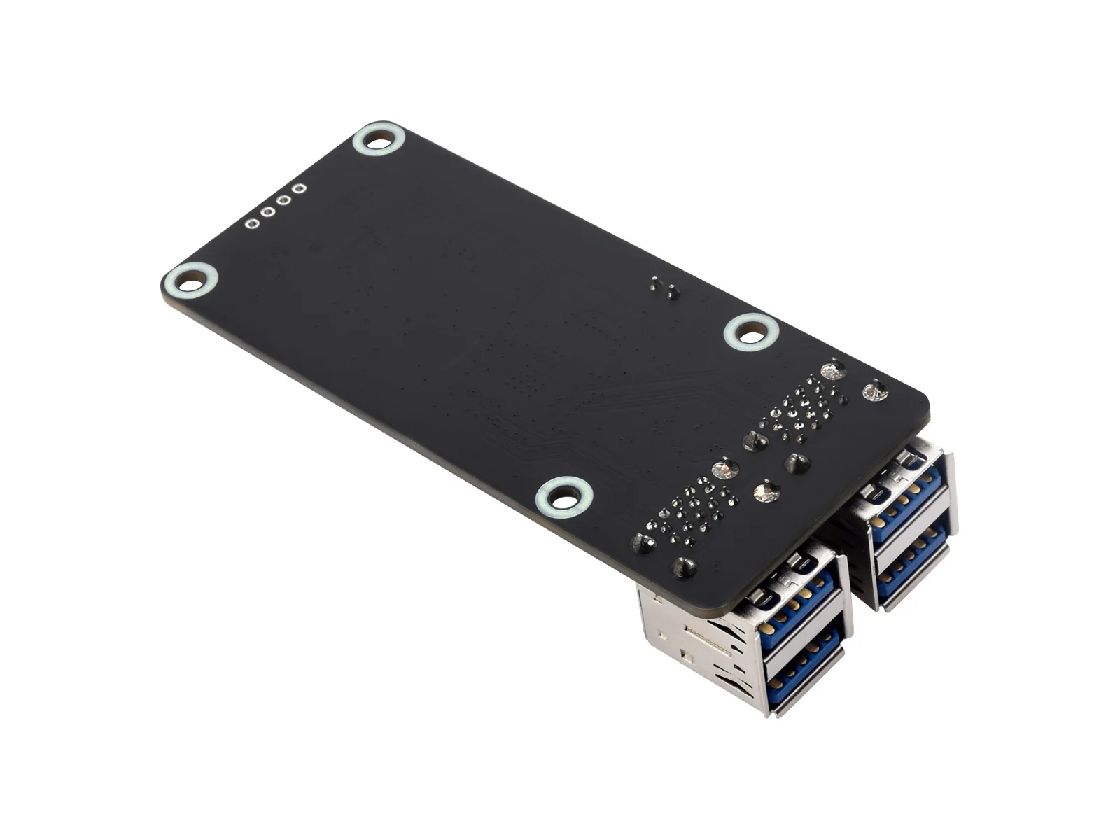 Плата PCIe до 4-канальной USB3.2 Gen1 (C) для Raspberry Pi 5 скорость передачи Гбит/с без