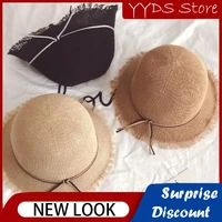 childrens fisherman hat breathable shade wool edge sun hat thin round dome childrens little cat hat 1 5 year old beach hat