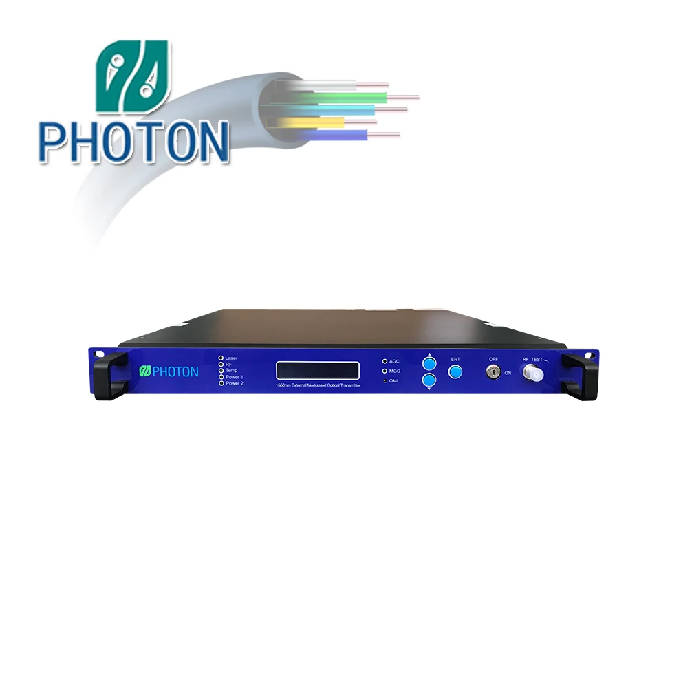 

FTTx 1550nm external modulated catv fiber optical transmitter