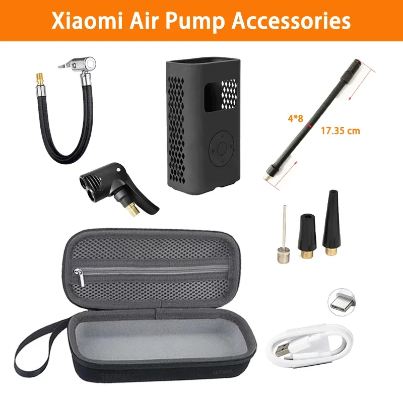 

Xiaomi Mijia Portable Electric Air Compressor Accessories 1S Led Type-C Inflator Multitool Air Pump For Bike tire Automotive Car