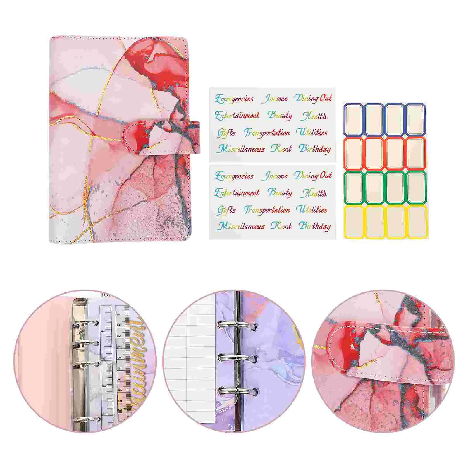 

Budget Binder Money Cash Notebook Planner Savinga6 Book Blinder Organizer Envelopes Envelope Sheets Notepadplanning Loose Leaf