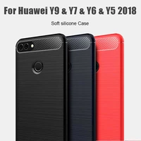 donmeioy shockproof soft case for huawei y9 2018 y7 pro prime y6 y5 phone case cover