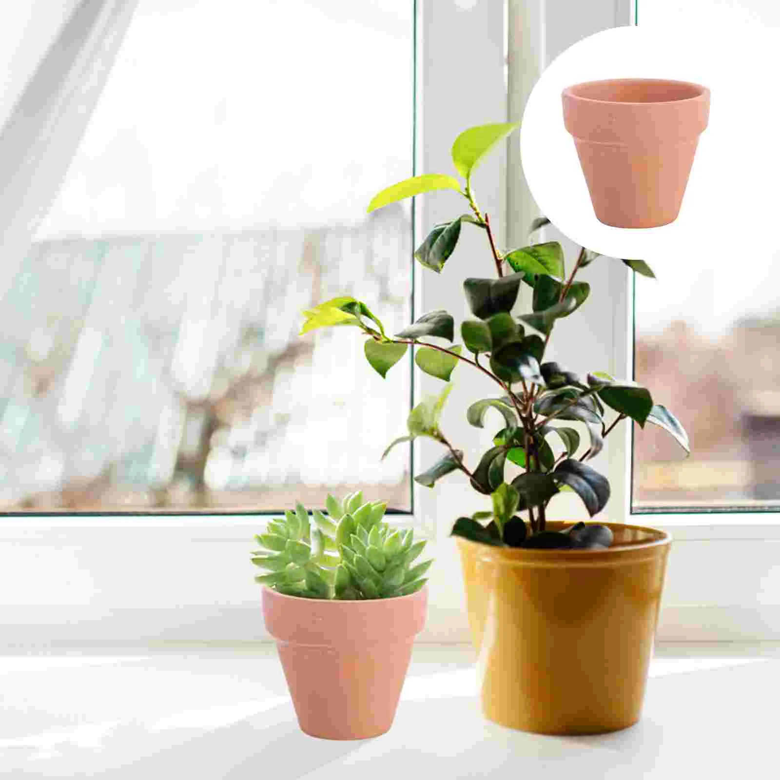 

Pots Pot Flower Terracotta Mini Succulent Planter Clay Terra Cotta Nursery Pottery Ceramic Ceramics Container Flowerpot