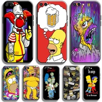 cute homer family s sim psons case for huawei honor 10x 9x lite pro for honor 10 10i 9 9a phone case black carcasa coque soft