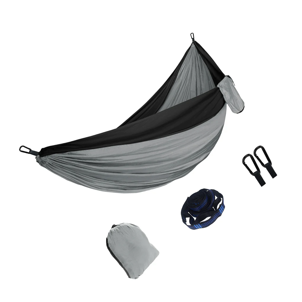 

Nylon Parachute Hammock Heavy Duty Breathable Outdoor Backyard Patio Camping Mountaineering Hammocks Accessories