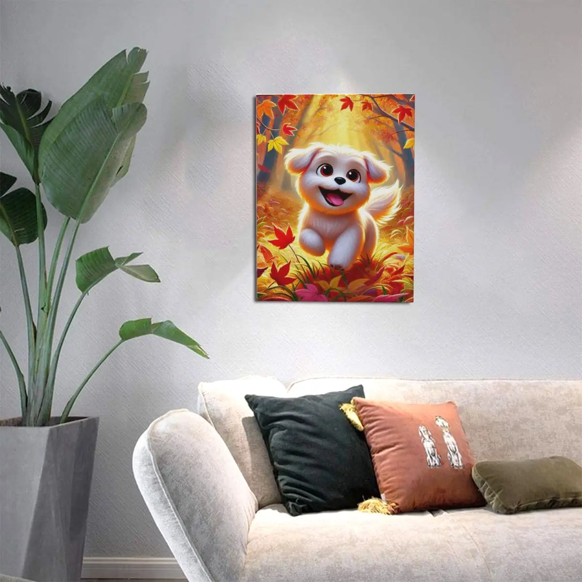 Безрамные декоративные картины &quotОсень&quot холст