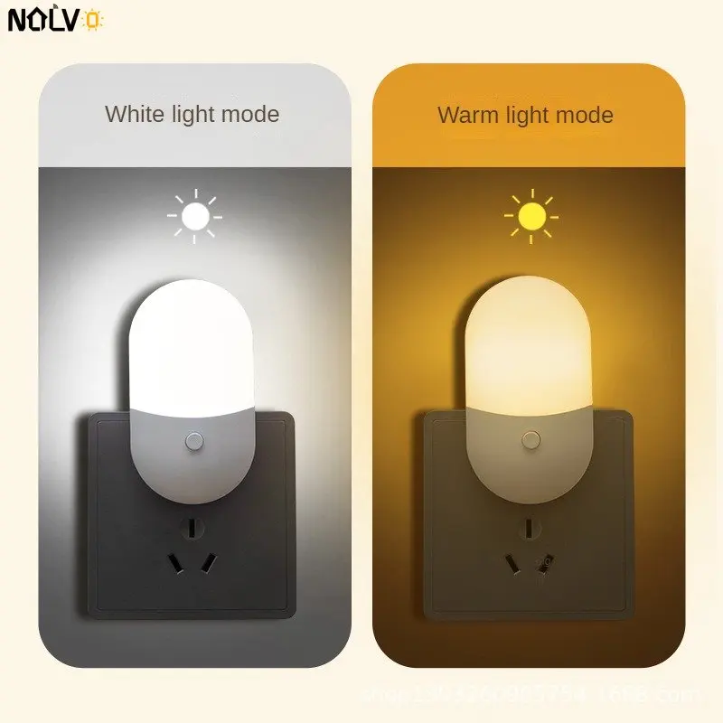 Wireless Eye Protection Baby Night Light 2 Levels Dimmable Energy Efficient Bedside Night Lamp For Bedroom Kitchen Toilet