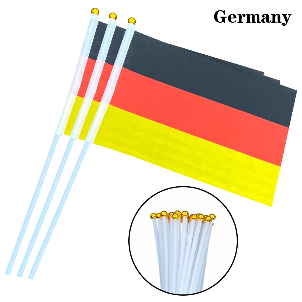 EOODLOVE 14*21 см немецкий ручной пластиковый стержень флаг на открытом воздухе