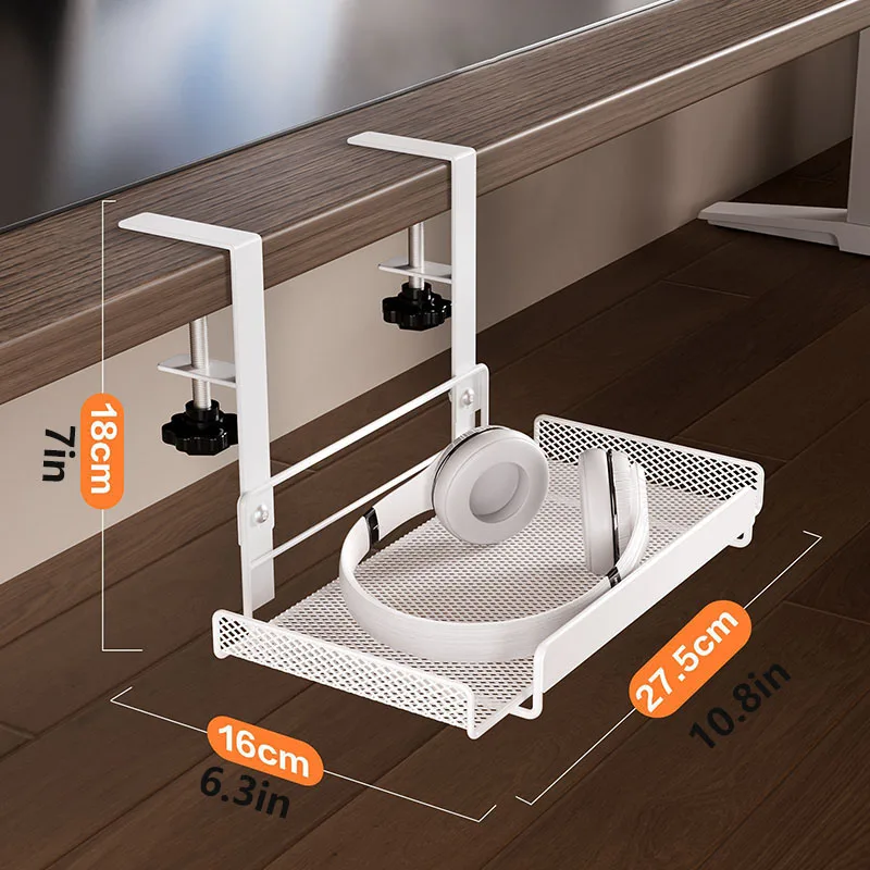 

1, нижняя часть стола, край шкафа, подвесное отверстие, бесплатная кабельная стойка для хранения компьютера, проводной органайзер под столом