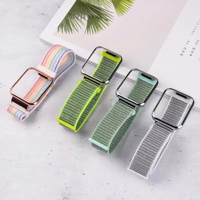 Nylon Bracelet For Xiaomi Mi band 7 pro Replacement Correa watchband Smart watches Wristband Miband 7 pro Sport Breathable Strap
