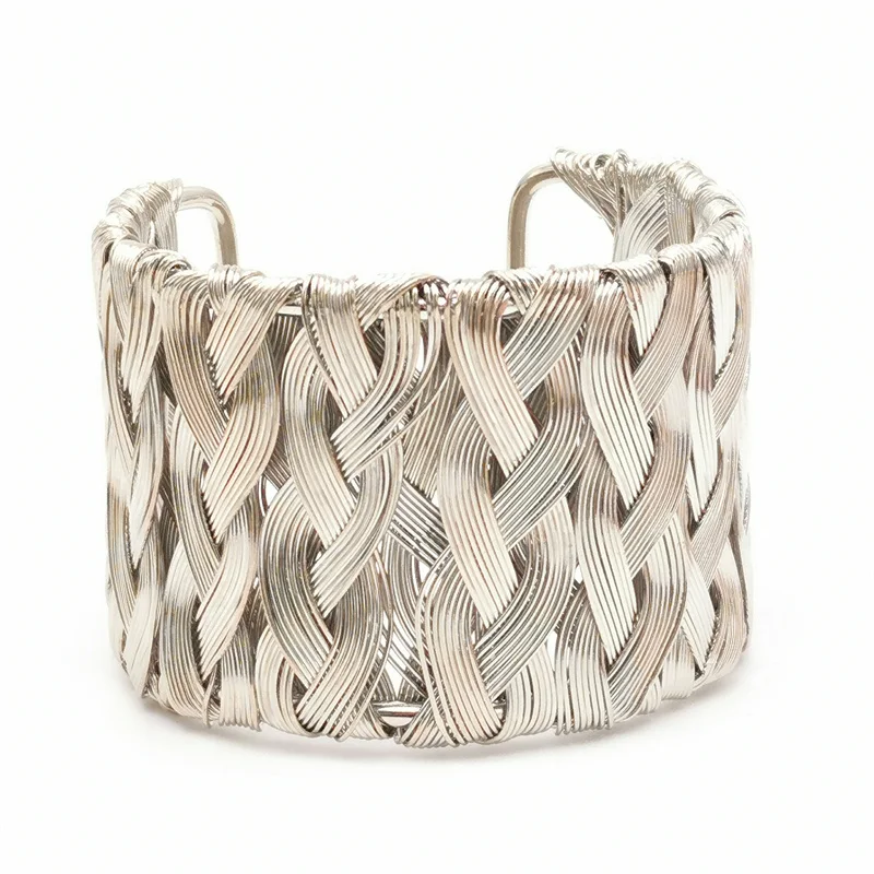 Fkewyy плетеный браслет для женщин ювелирные изделия в стиле панк Модные аксессуары