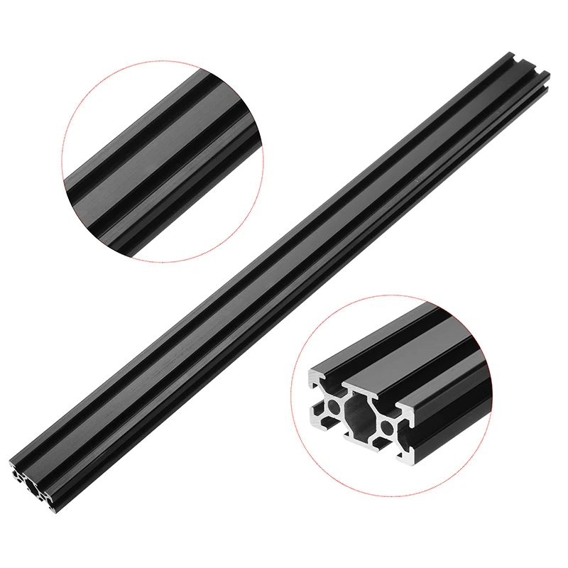 

2pcs 2040 Aluminum Profile Extrusion European Standard Anodized Rail Linear Aluminum Profile Frame CNC 3D Printer Parts 300mm