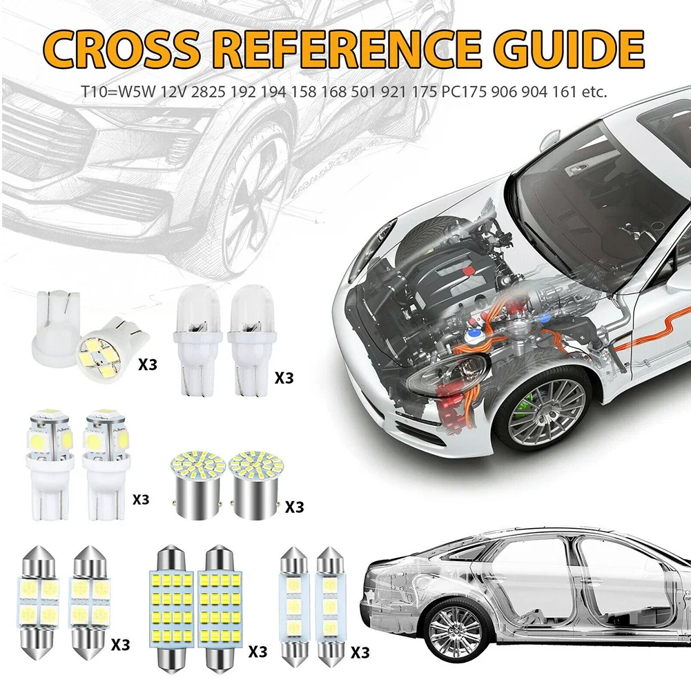 10-42 шт. лампы для внутреннего освещения автомобиля