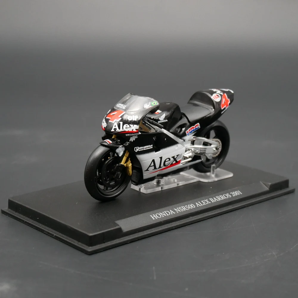 

Ixo 1/24 Scale Metal Toy Motorcycle Model Honda NSR500 ALEX BARROS 2001