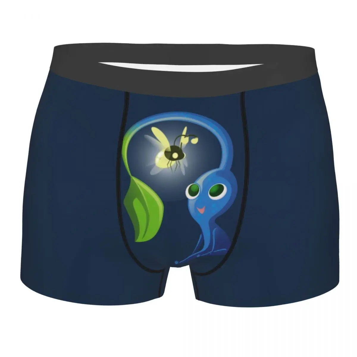 Custom Pikmins Video Gamer Underwear Male Print A Little Light Boxer Shorts Panties Briefs Breathable Underpants
