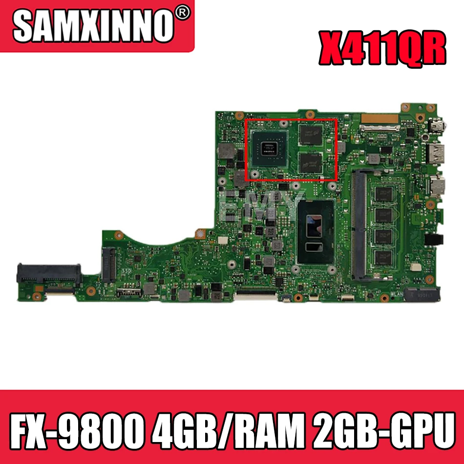 

Материнская плата X411QR с планшетом 2,7 МГц-3,6 МГц 4 ГБ/ОЗУ 2GB-GPU для Asus X411QR X411Q X411 материнская плата для ноутбука X411QR