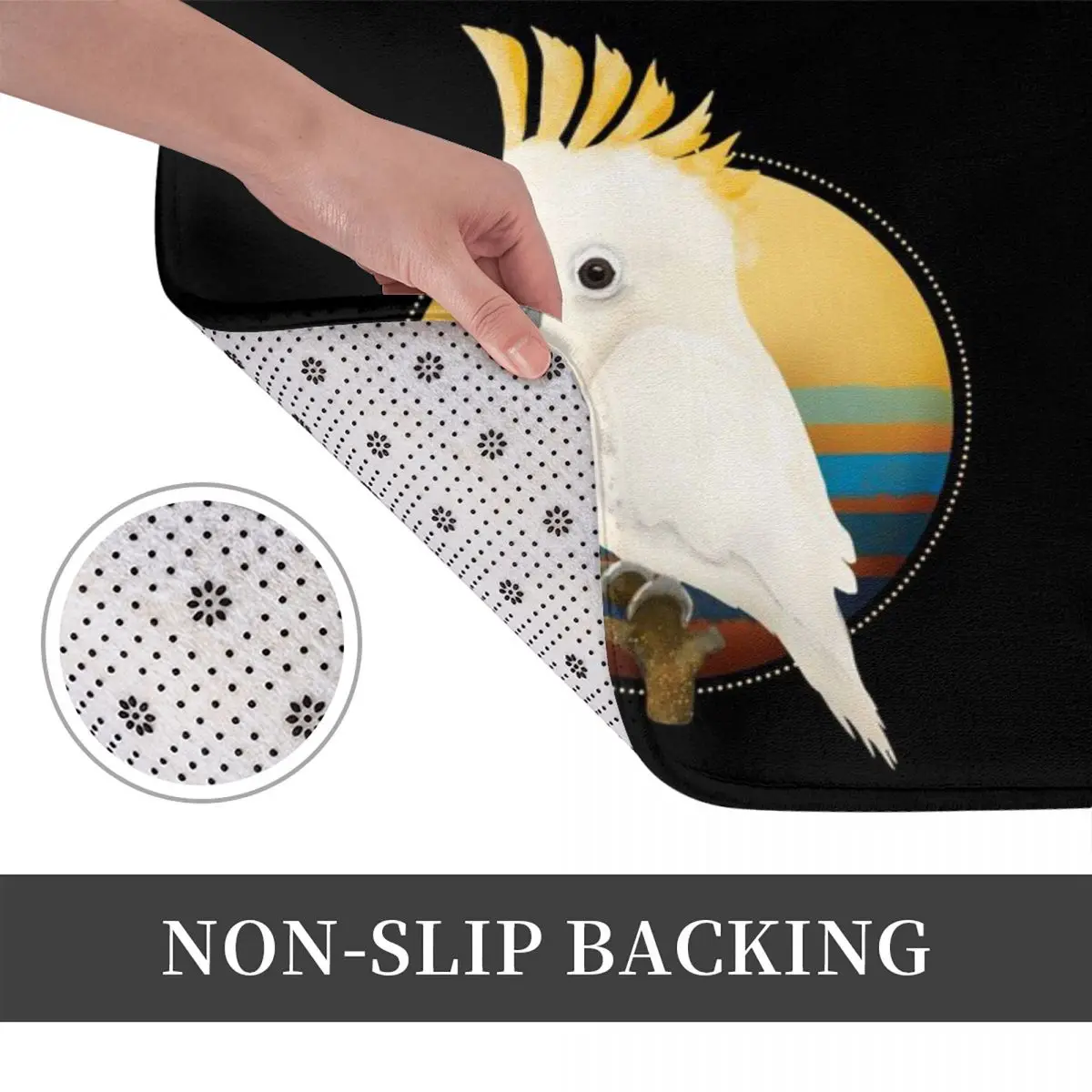 Сернистый ковер какаду коврик для ванной