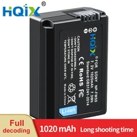 hqix for sony zv e10 rx10 a7rii a7sii a7r a7s a6500 a6400 a6300 a6100 a6000 a5100 a5000 a3000 a55 camera np fw50 charger battery