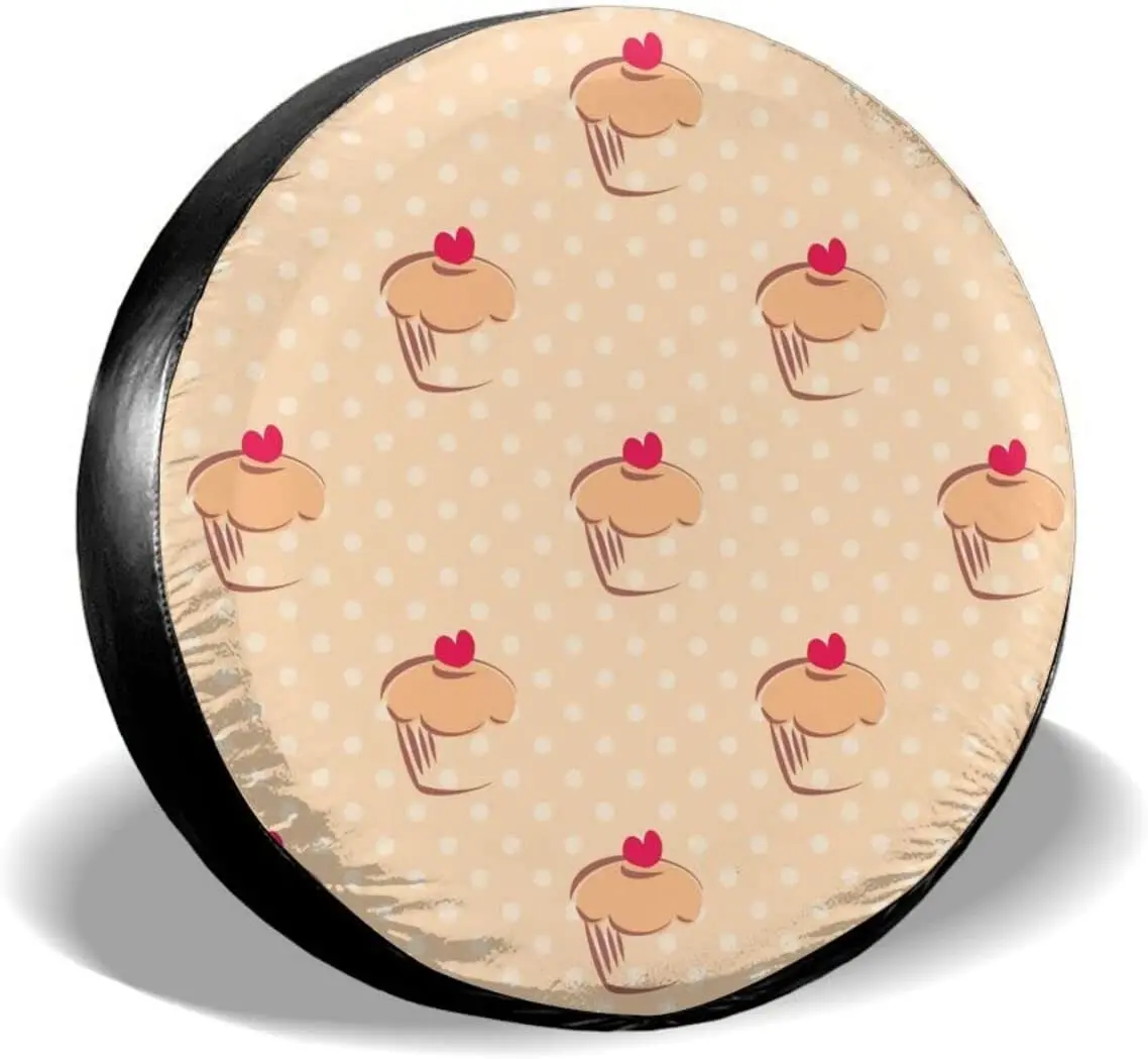 

Задняя крышка в горошек и кексов, водонепроницаемая Пыленепроницаемая стандартная для прицепа, джипа, внедорожника, RV и Ma