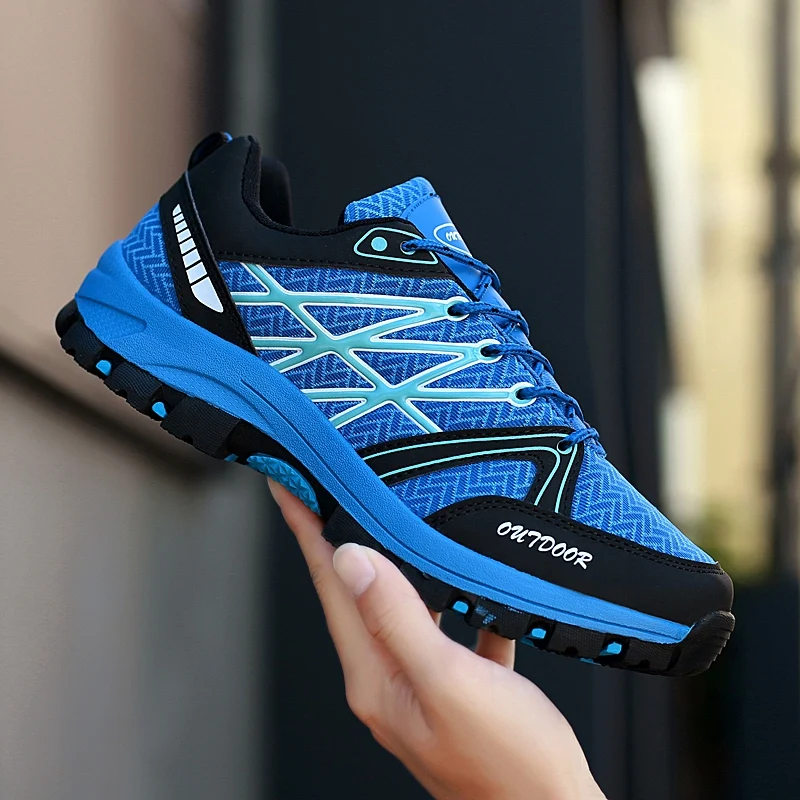 

Fashion Trend Running Sneakers for Men Comfort Hard-wearing Athletic Shoes Outdoor Lace-up Tenis Masculino Summer Breathable