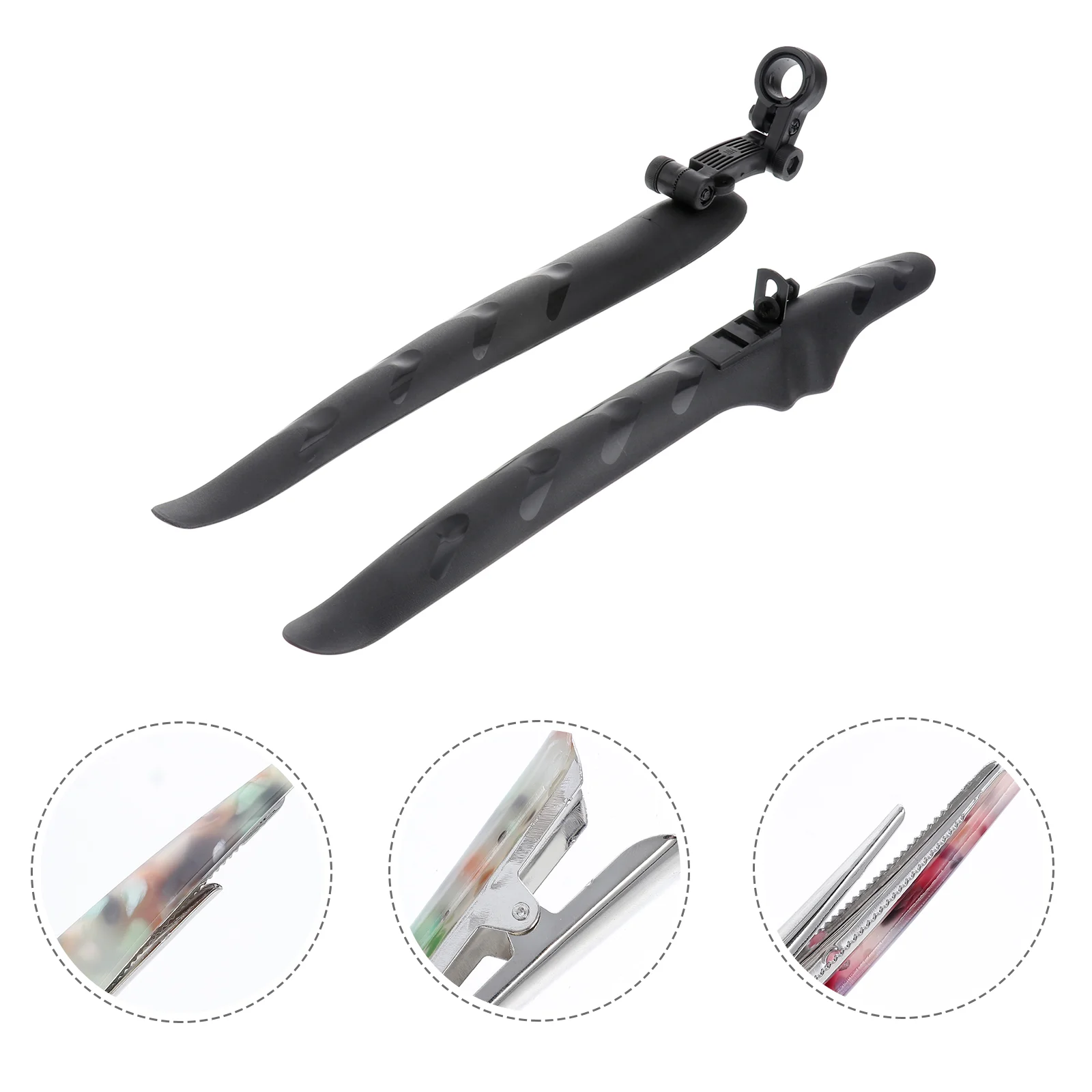 

Bike Mud Guard Road Mudguard Mountain Equipment Adjustable Rear Set Cycling Sturdy Inch Guards 700C Rack Black Accessory Riding