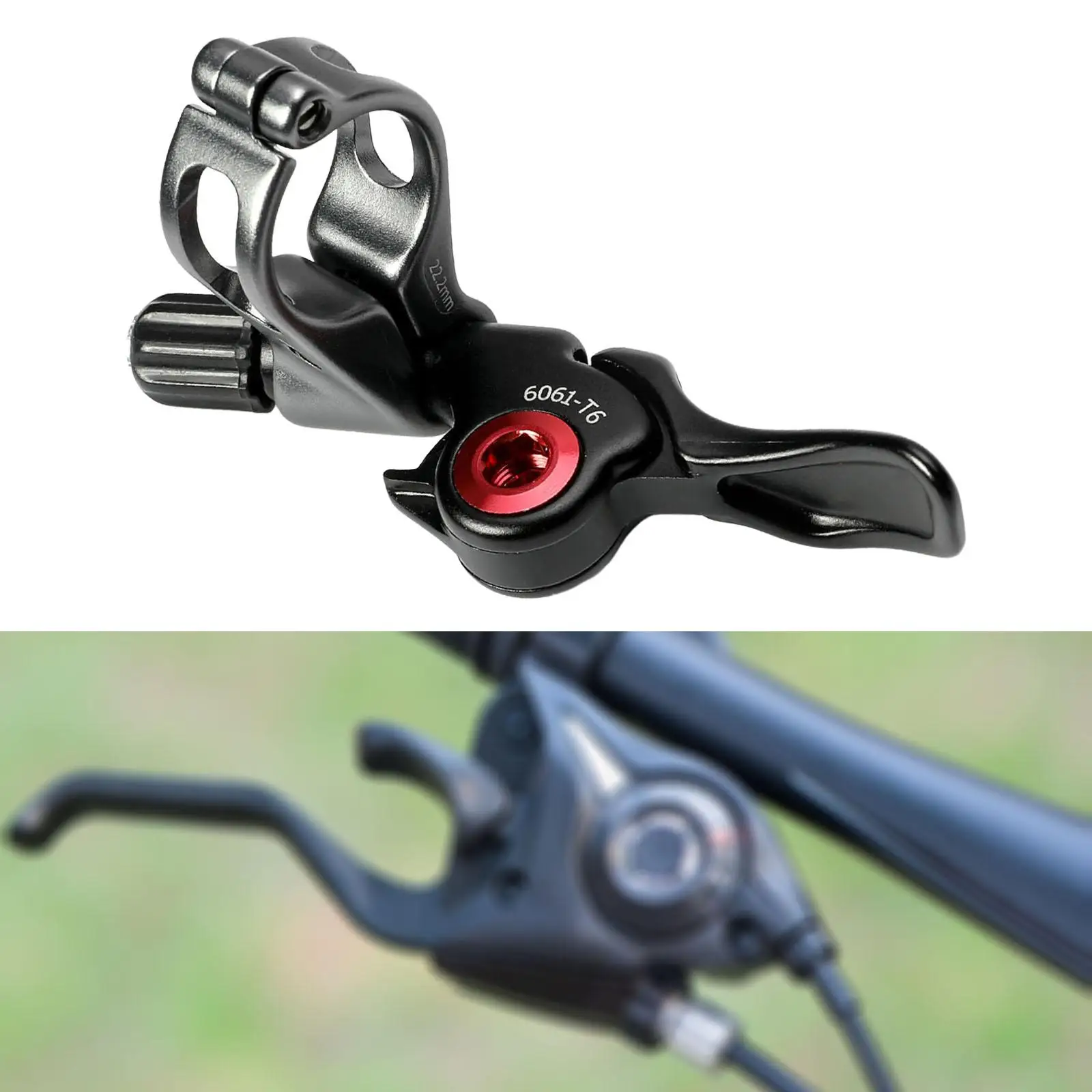 Adjustable Bicycle Mountain Bike Seat post Dropper Remote Lever Shifter Mechanical Shifter 22.2mm Handlebar Clamp Universal