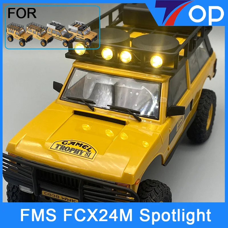 FMS 1/24 FCX24M RANGE ROVER Camel Trophy First-Generation Discovery Defender 110 90 Прожектор Светодиодный светильник