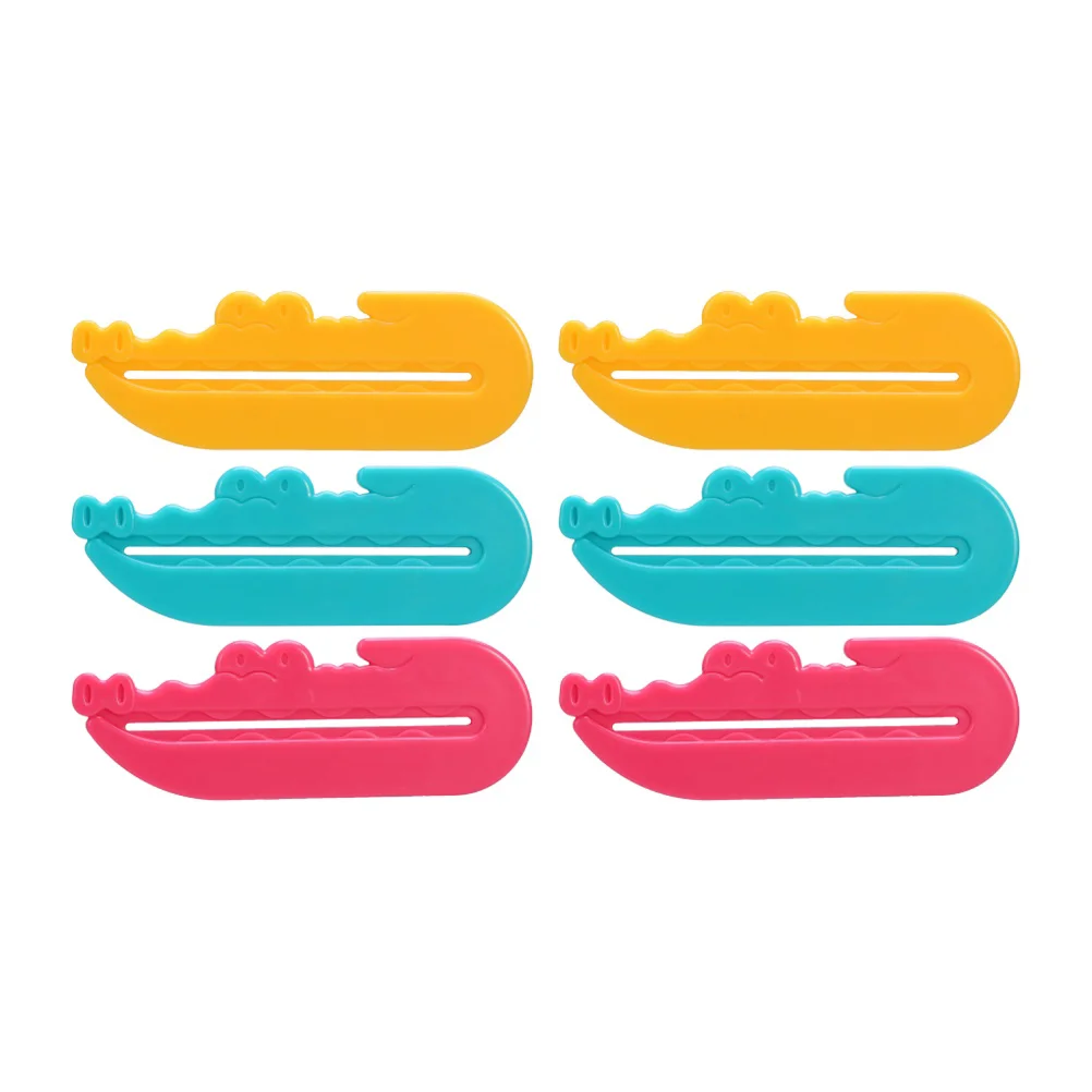 6 шт. соковыжималки для зубной пасты зубные щетки диспенсер зажим экструдера