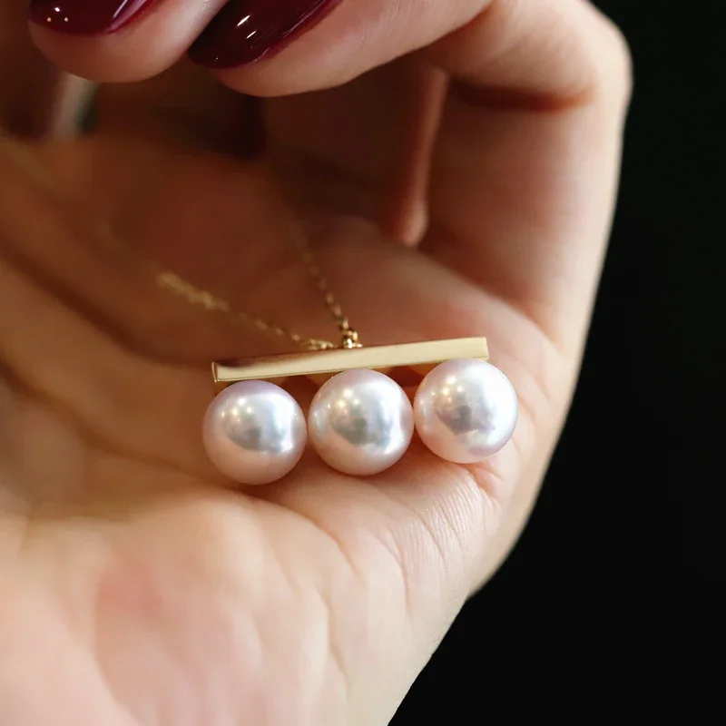 Kurshuni медный жемчуг кулон ожерелье серьги для женщин роскошное качество AAAAA +