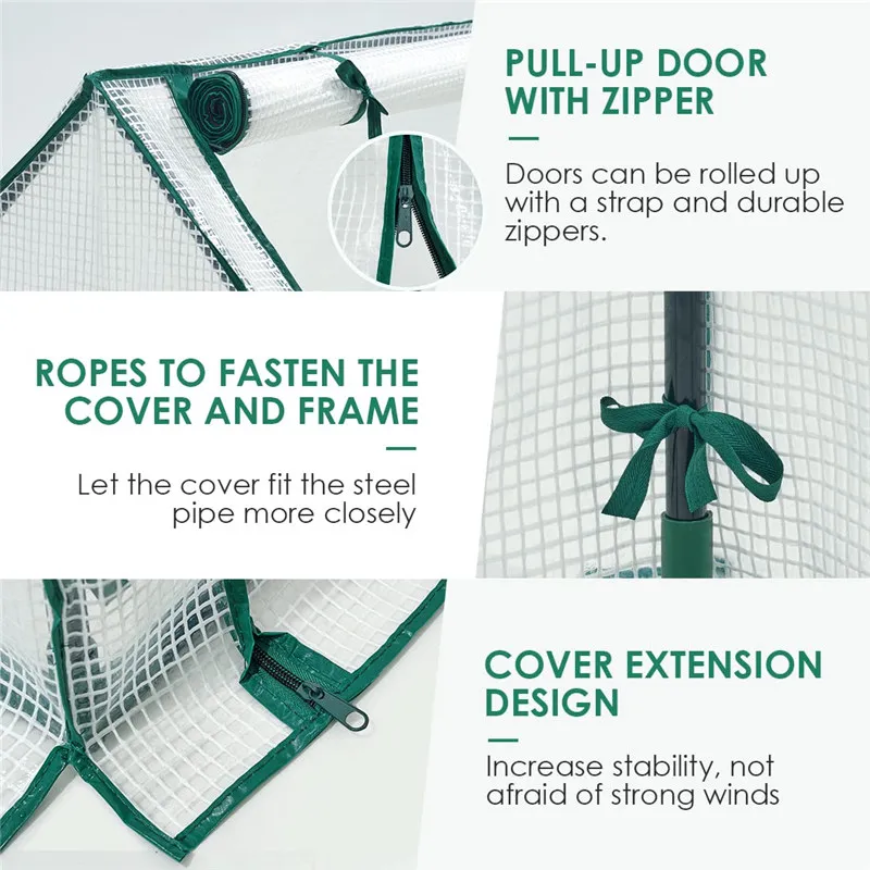 VOKANDA-Крышка цветочного горшка для теплицы Защита растений Замена крышки Зима