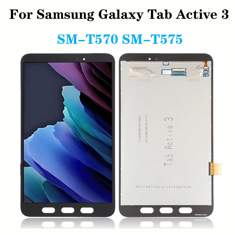 

New Lcd For Samsung Galaxy Tab Active 3 3rd Gen Active3 SM-T575 SM-T570 T570 T575 Touch Screen LCD Display Digitizer Assembly