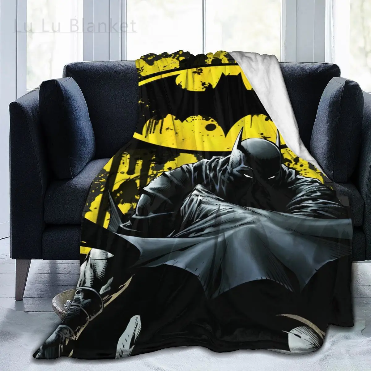 

Spoaop Batamans Bruce Wayne Throew Blanket Warm Throws for Winter Bedding 3D Printing Soft Micro Fleece Blanket 08