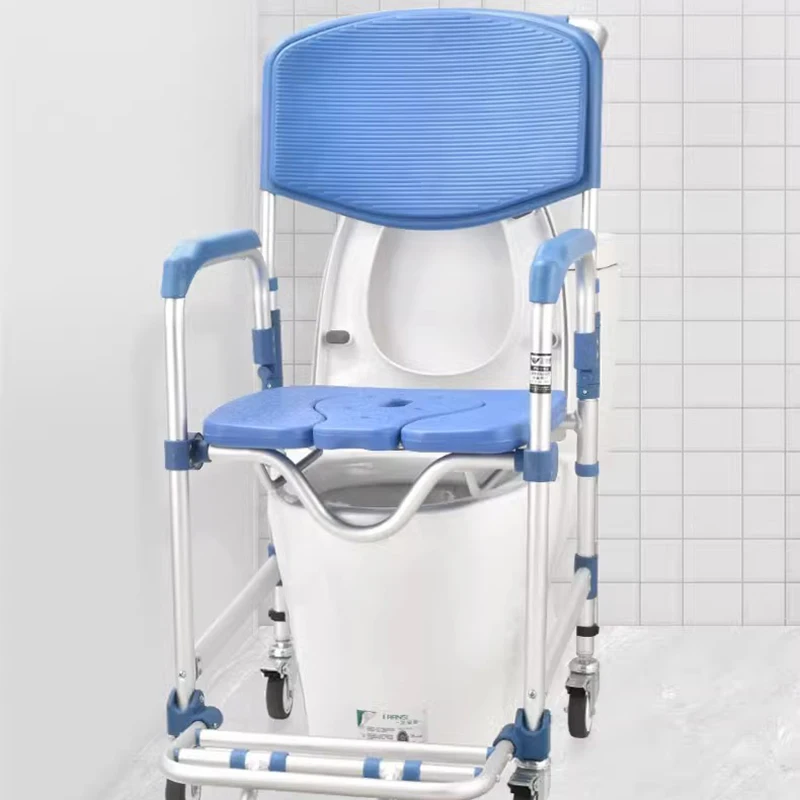 Стул для пожилых людей Стулья Прикроватный комод унитаза Складные прочные Duschstuhl