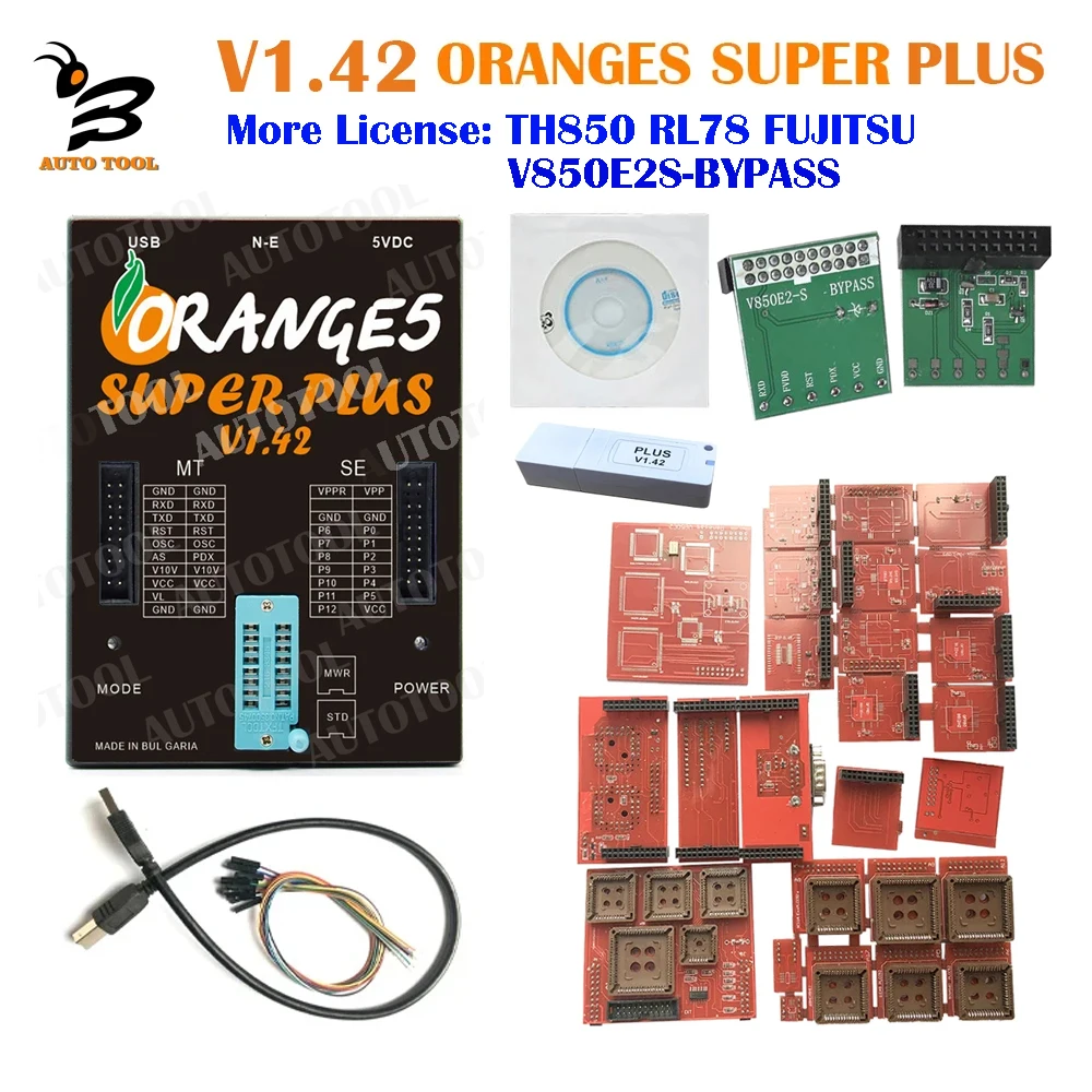 Программатор Orange5 Super Plus V1.42 оранжевый 5 программатор для автомобиля с активацией