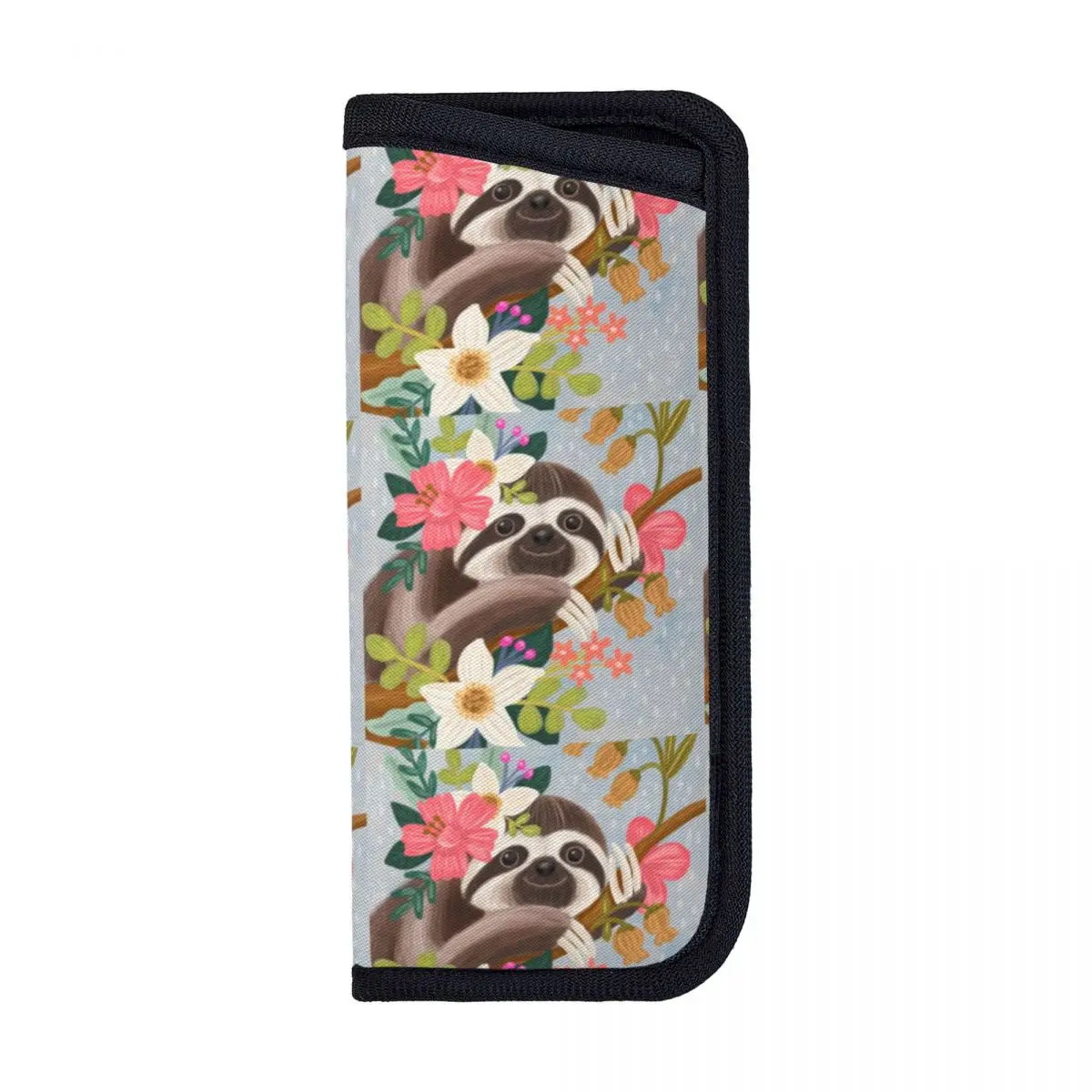 

Cute Sloth Floral Glasses Case Lightweight Animals Glasses Storage Box Anti-Pressure Sunglasses Box