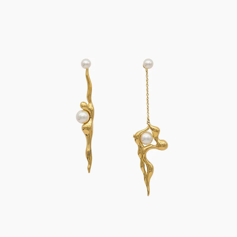 

Женские серьги-подвеска с жемчугом Xia, светильник нные серьги с кисточками и асимметричным портретом