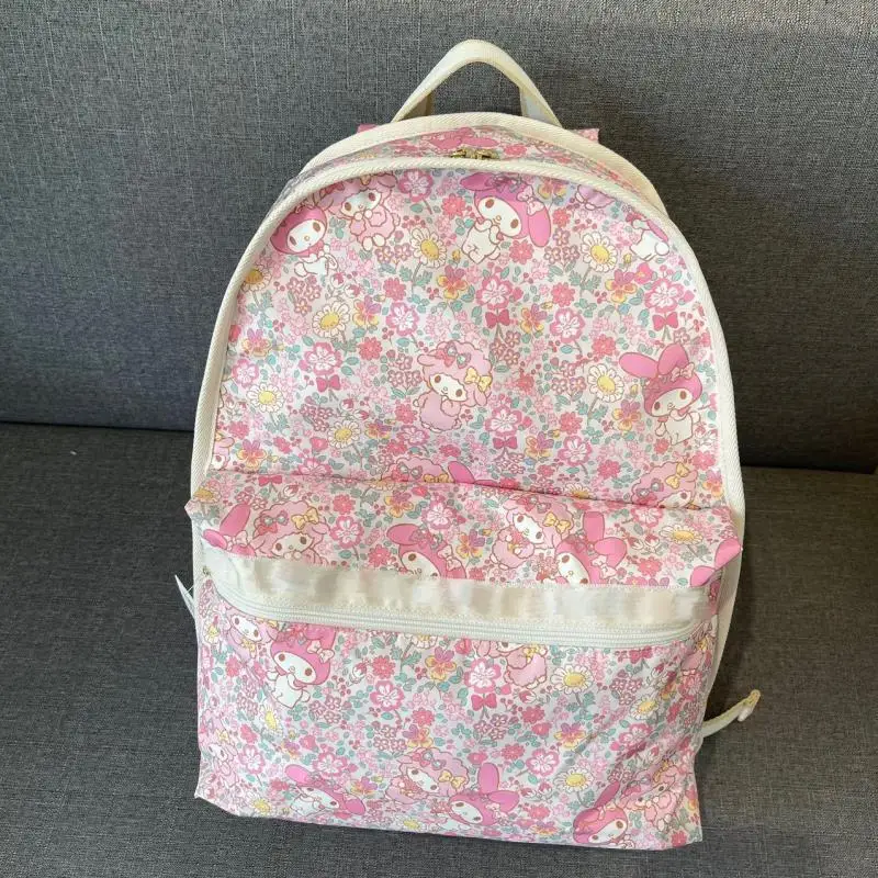 Модный студенческий рюкзак с милым принтом My Melody милая девушка кавайная дорожная
