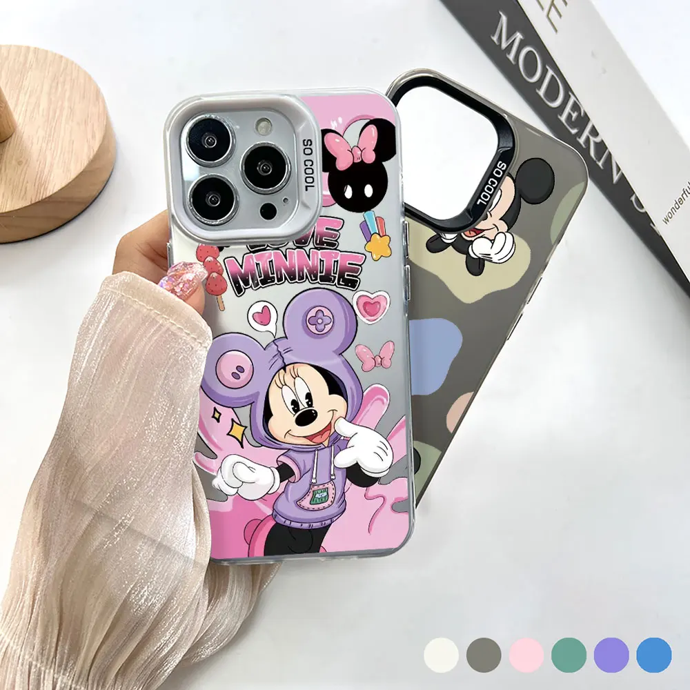 Disney Mickey Mouse Minnie PHONE CASE FOR VIVO Y30 Y30I Y27 Y22 Y21E Y21A Y21G Y21T Y21 Y20 Y17 Y16 Y15A Y15 Y9 Y7 Y03 S 4G 5G